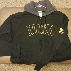 Iowa Hawkeye men's xl zip up hoodie